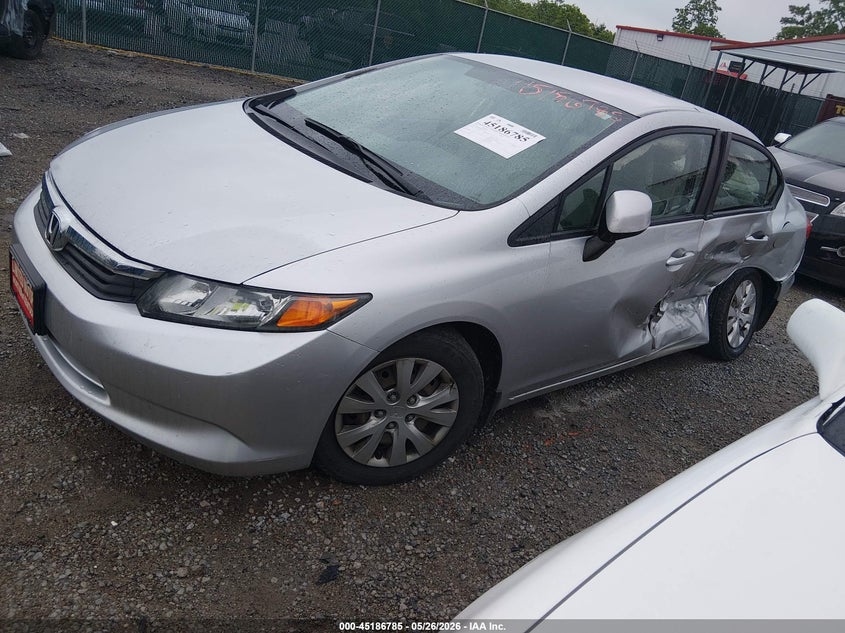 2012 Honda Civic Lx 2HGFB2F58CH304052 photo 1