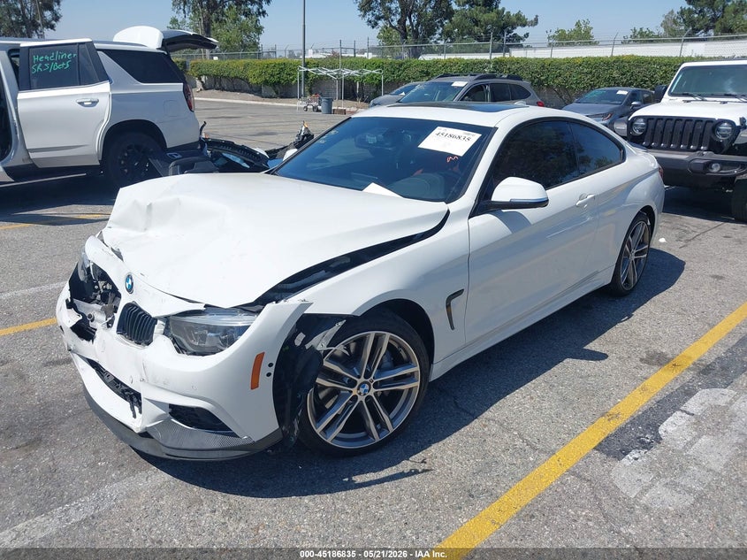 Vin: wba4w7c56kag52327, lot: 45684547, bmw 440i 20192