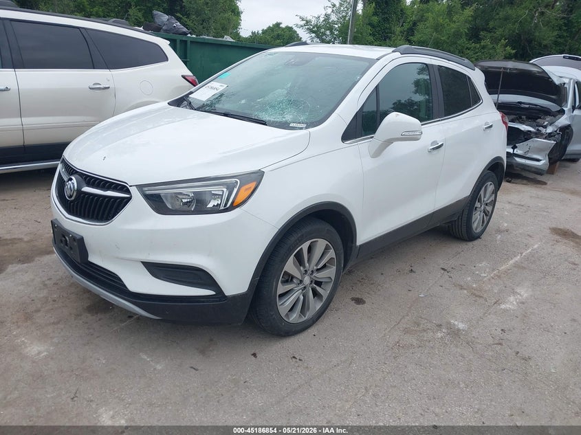 Vin: kl4cjasb9hb117729, lot: 45684566, buick encore preferred 20172