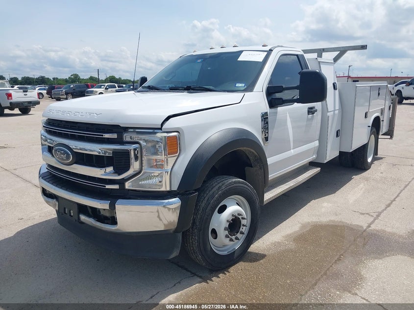 2021 Ford F-550 Chassis Xl white Lot 111045186945 Vin 1FDUF5GN6MDA06622