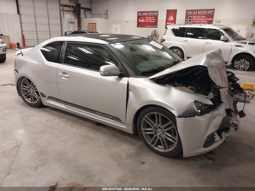 2012 Scion Tc 2.5 silver Lot 111045187030 Vin JTKJF5C72C3026975