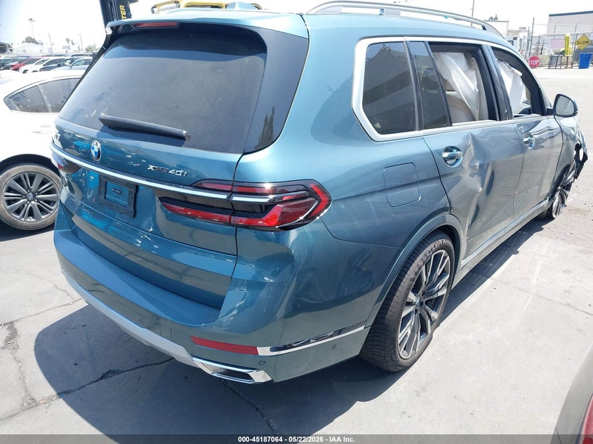 Vin: 5ux23em01t9367852, lot: 45684776, bmw x7 xdrive40i 20264