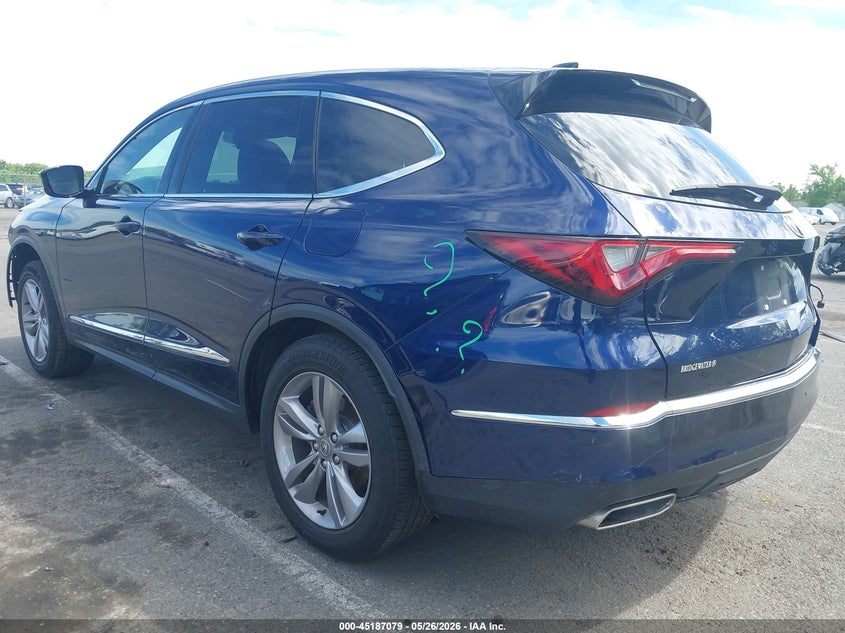 ACURA MDX 2022 VIN 5J8YE1H3XNL016531