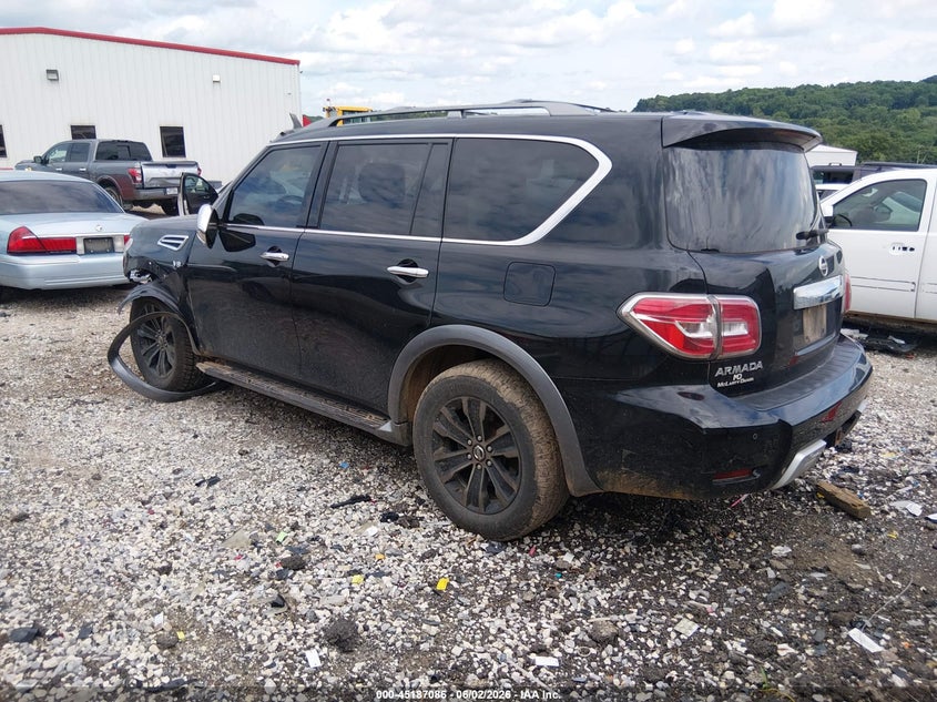 Vin: jn8ay2ne9j9733758, lot: 45684800, nissan armada platinum 20183
