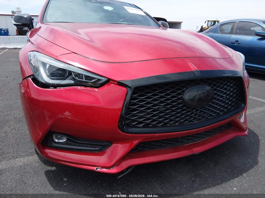 2022 Infiniti Q60 Red Sport 400 VIN: JN1FV7LK5NM660393 Lot: 45187090