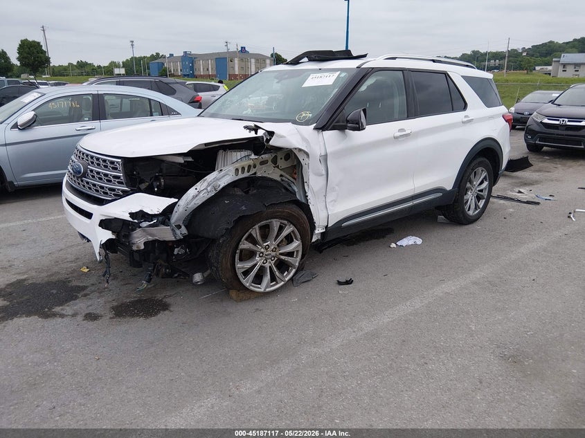 Vin: 1fmsk8fh1mgb18890, lot: 45684829, ford explorer limited 20212
