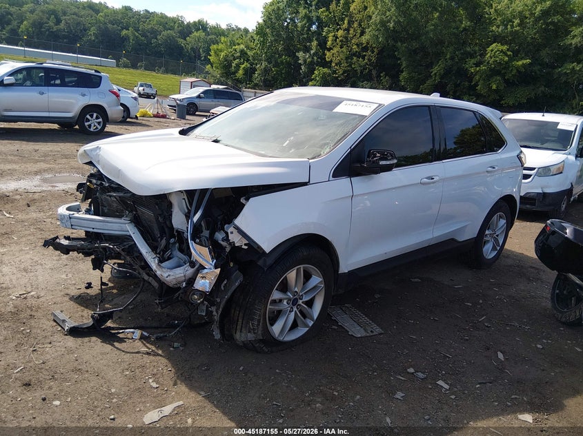 Vin: 2fmpk4j87gbb67237, lot: 45684867, ford edge sel 20162