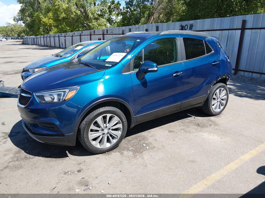 Vin: kl4cjesb1kb918587, lot: 45684937, buick encore awd preferred 20192