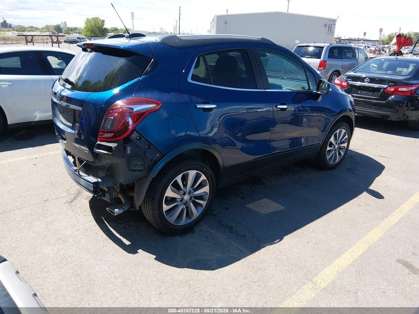Vin: kl4cjesb1kb918587, lot: 45684937, buick encore awd preferred 20194