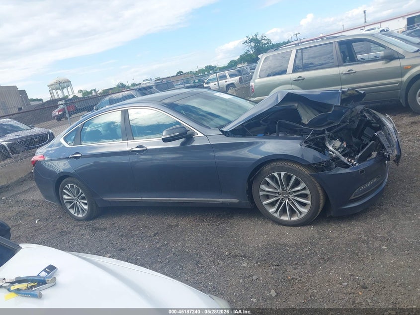 2017 Genesis G80 3.8 VIN: KMHGN4JE9HU180354 Lot: 45187240