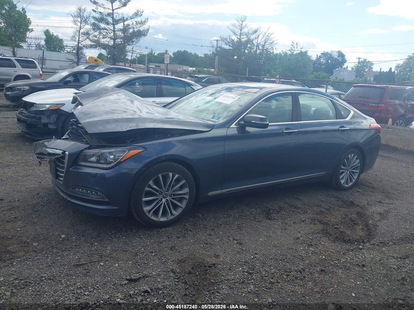 2017 Genesis G80 3.8 VIN: KMHGN4JE9HU180354 Lot: 45187240