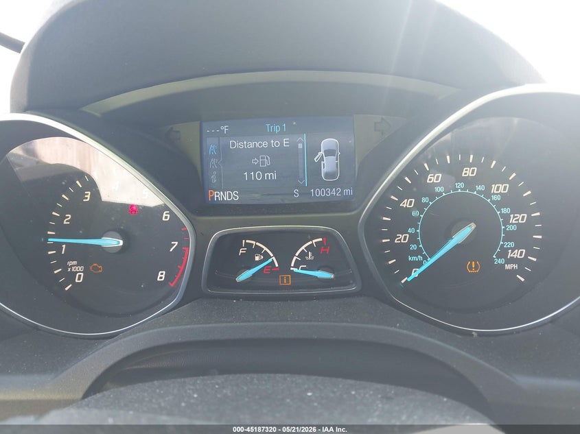 2014 FORD ESCAPE SPORT UTILITY VEHICLE 1.6L I-4 DI, DOHC, VVT, TURBO, 173HP