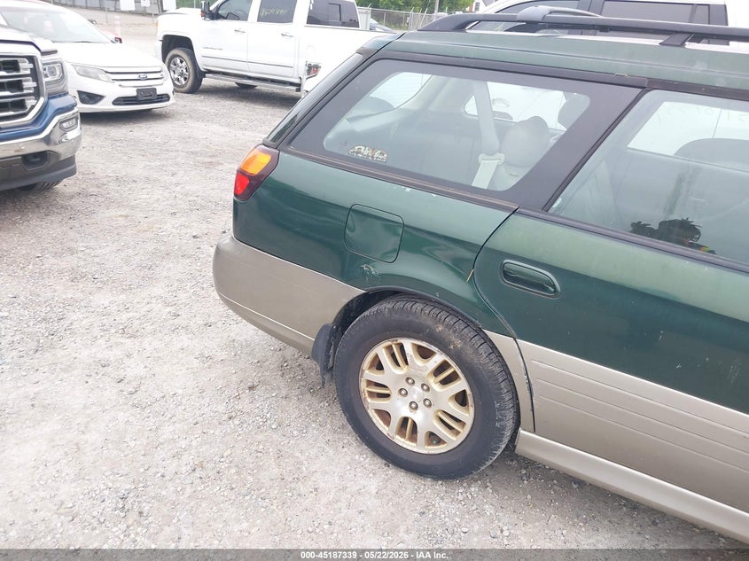 2001 Subaru Outback H6-3.0 VIN: 4S3BH896517649065 Lot: 45187339