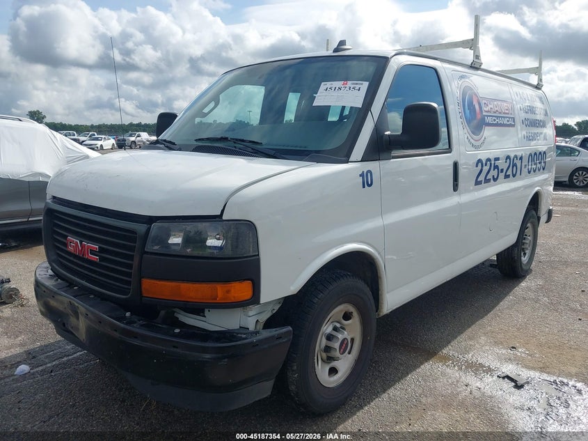 Vin: 1gtw7afp4p1101210, lot: 45685066, gmc savana cargo rwd 2500 regular wheelbase work van 20232