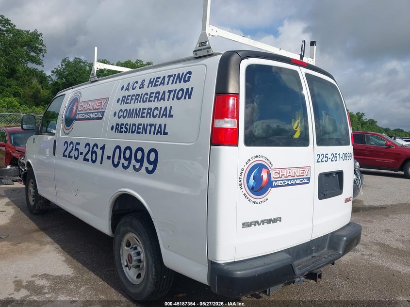 Vin: 1gtw7afp4p1101210, lot: 45685066, gmc savana cargo rwd 2500 regular wheelbase work van 20233