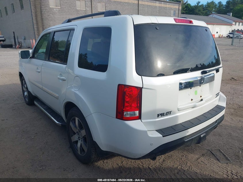 5FNYF4H96CB047597 2012 Honda Pilot 3.5 Touring silver
