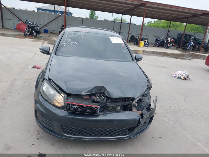 2012 Volkswagen Gti 4-Door VIN: WVWHV7AJ2CW252497 Lot: 45187489