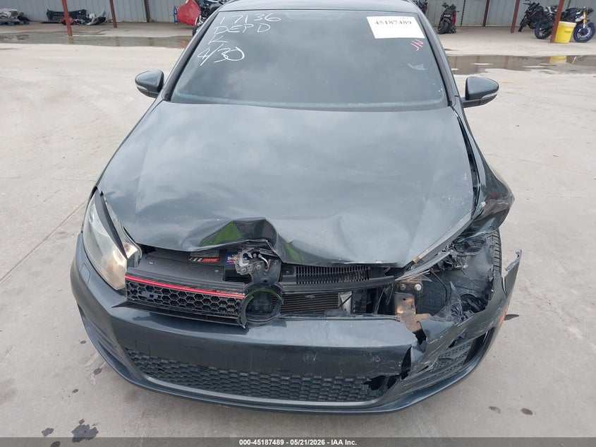 2012 Volkswagen Gti 4-Door VIN: WVWHV7AJ2CW252497 Lot: 45187489