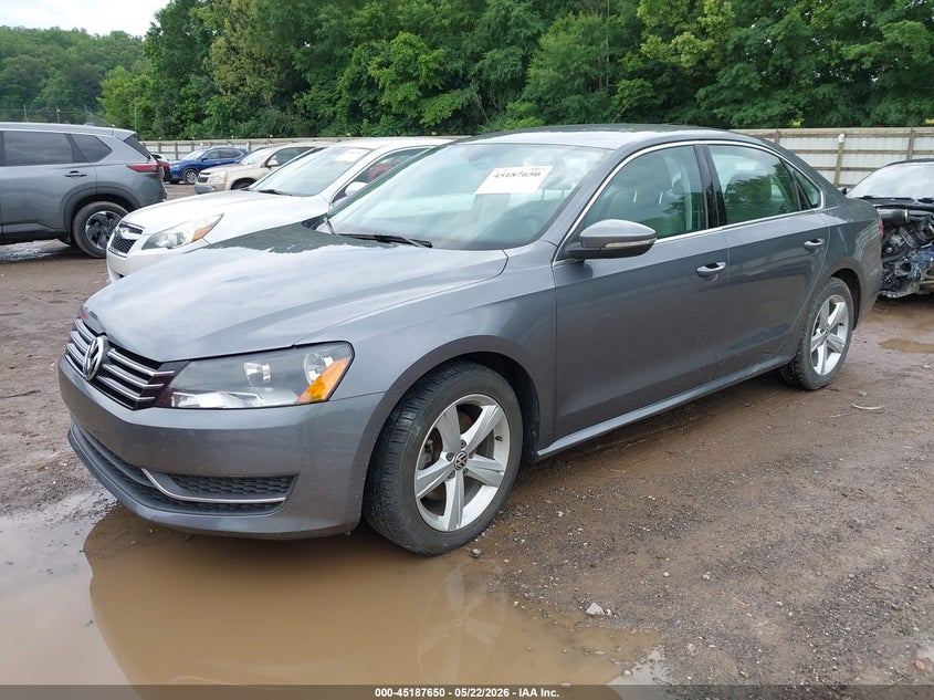 2012 Volkswagen Passat 2.5l Se 1VWBH7A31CC054507 photo 1