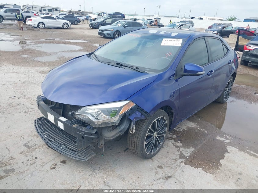 Vin: 5yfburhe9fp324368, lot: 45685389, toyota corolla s plus 20152