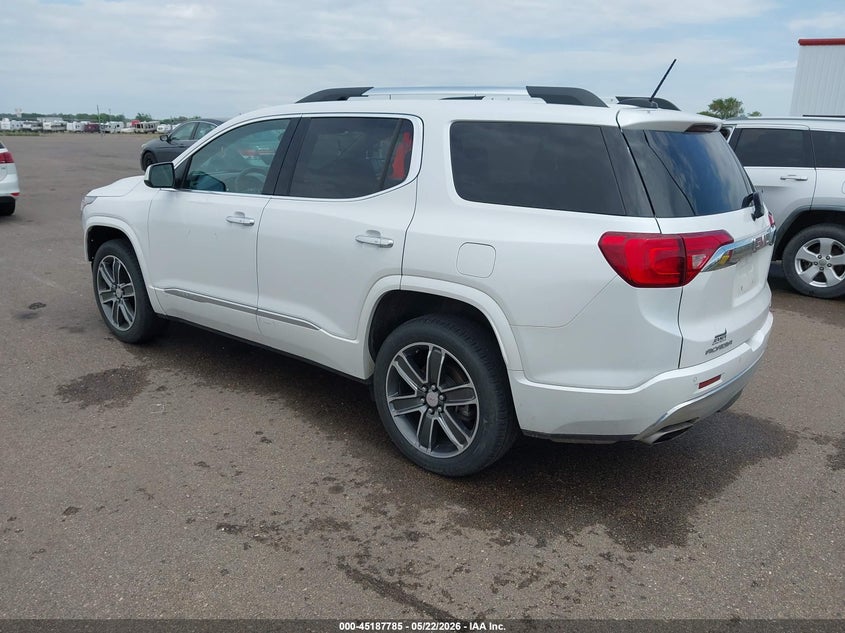 Vin: 1gkknxls9jz236714, lot: 45685497, gmc acadia denali 20183