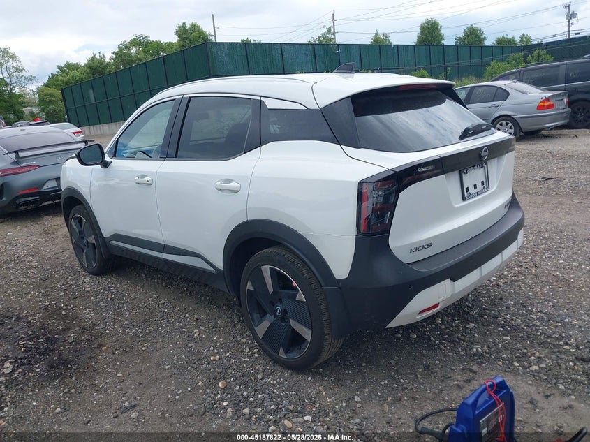 VIN 3N8AP6DD6TL338532 2026 NISSAN KICKS SR