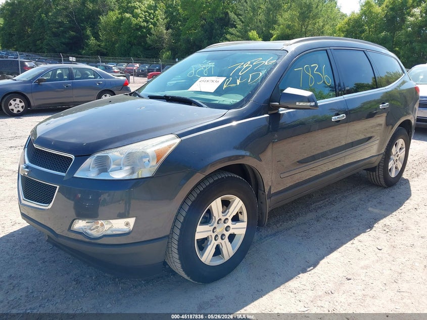Vin: 1gnkvjed8cj282440, lot: 45685548, chevrolet traverse 2lt 20122