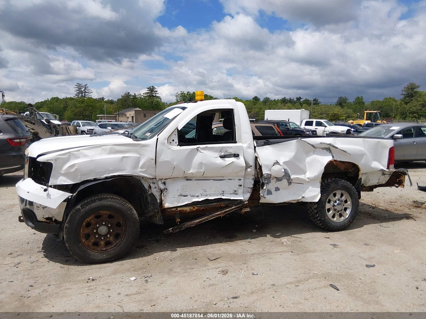 2012 Gmc SIERRA 3500Hd Sle white Lot 111045187854 Vin 1GT323C85CF201047