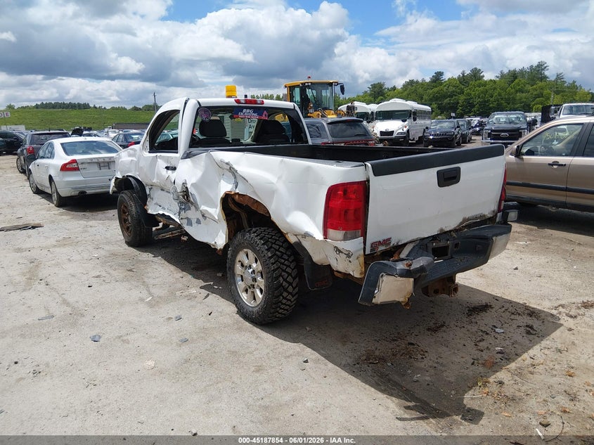 2012 Gmc SIERRA 3500Hd Sle white Lot 111045187854 Vin 1GT323C85CF201047