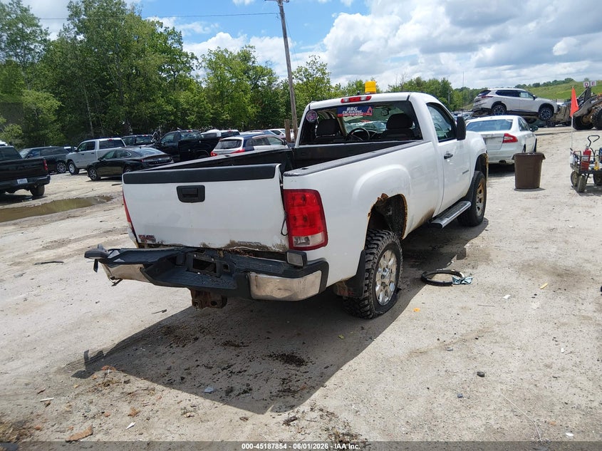 2012 Gmc SIERRA 3500Hd Sle white Lot 111045187854 Vin 1GT323C85CF201047