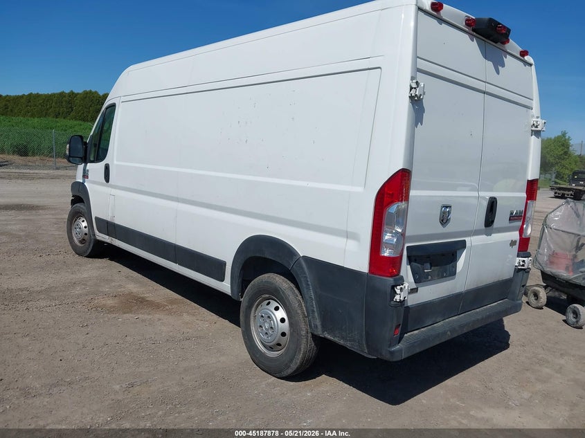 Vin: 3c6lrvdg0me512353, lot: 45685590, ram promaster 2500 high roof 159 wb 20213