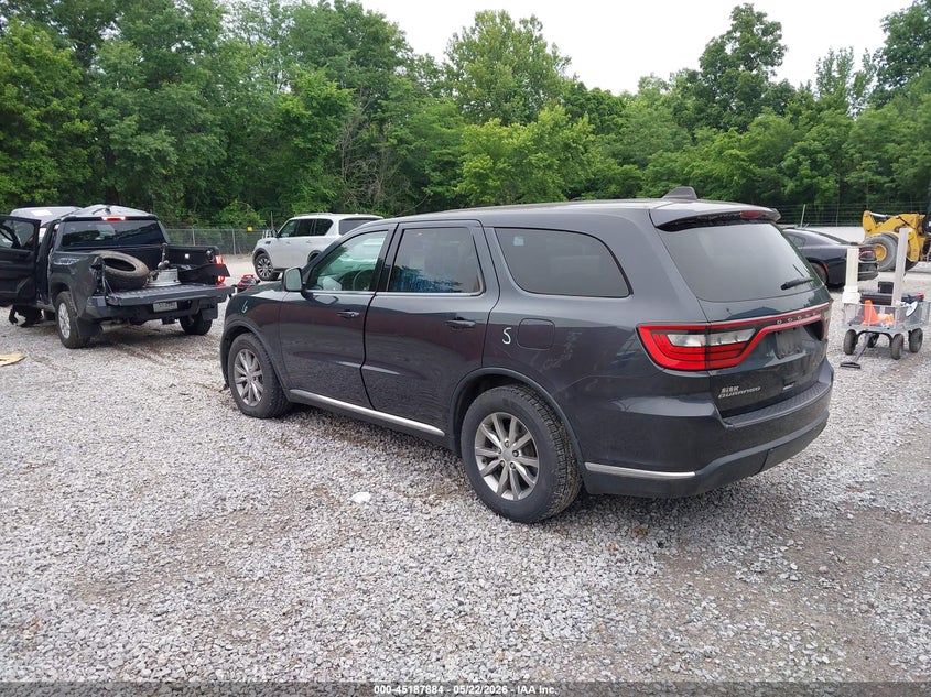 Vin: 1c4rdhag3gc394432, lot: 45685596, dodge durango sxt 20163