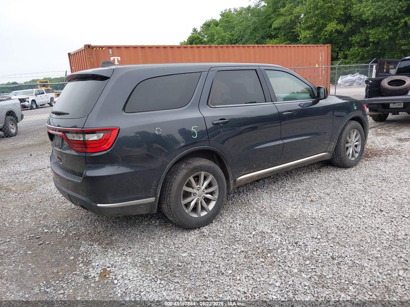 Vin: 1c4rdhag3gc394432, lot: 45685596, dodge durango sxt 20164