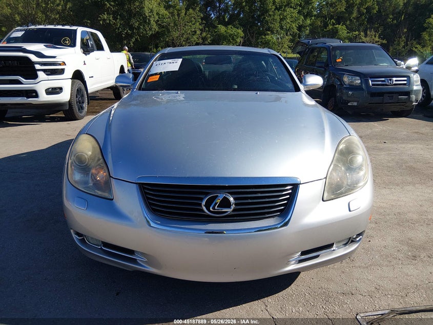 2006 Lexus Sc 430 VIN: JTHFN48Y969001888 Lot: 45187889