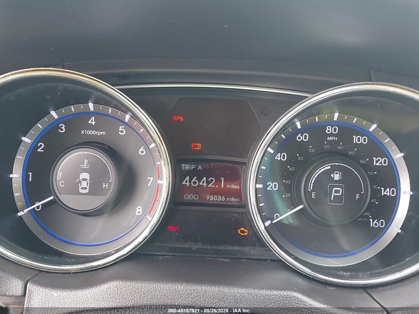 2011 HYUNDAI SONATA SEDAN 2.4L I-4 DI, DOHC, VVT, 198HP
