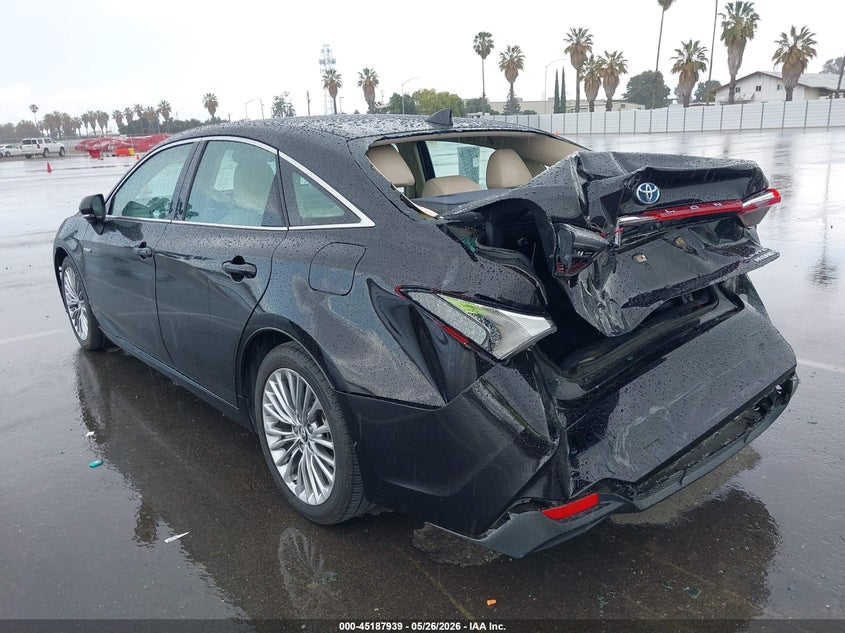 Vin: 4t1b21fb2ku005256, lot: 45685651, toyota avalon hybrid limited 20193