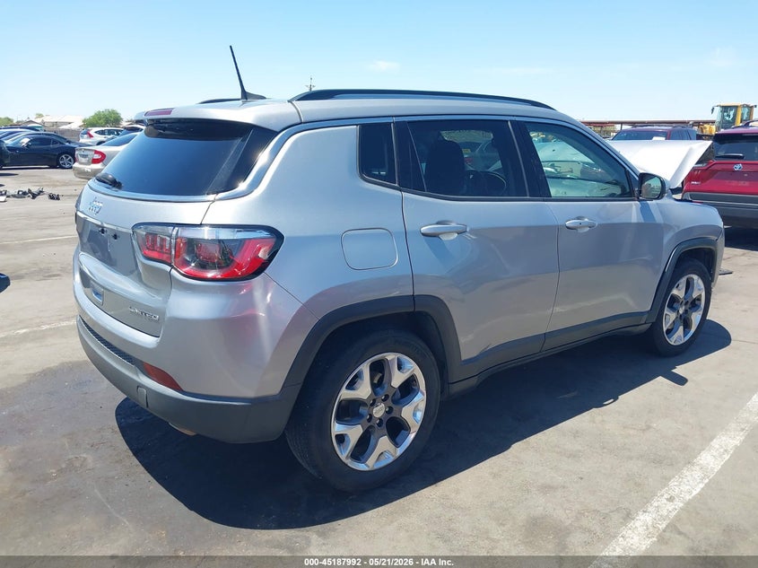 Vin: 3c4njccbxlt122597, lot: 45685704, jeep compass limited fwd 20204