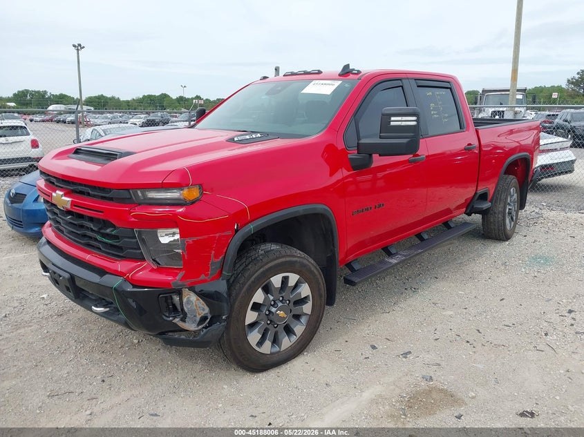 2025 Chevrolet Silverado 2500hd 4wd  Standard Bed Custom 1GC4KME76SF228366 photo 1