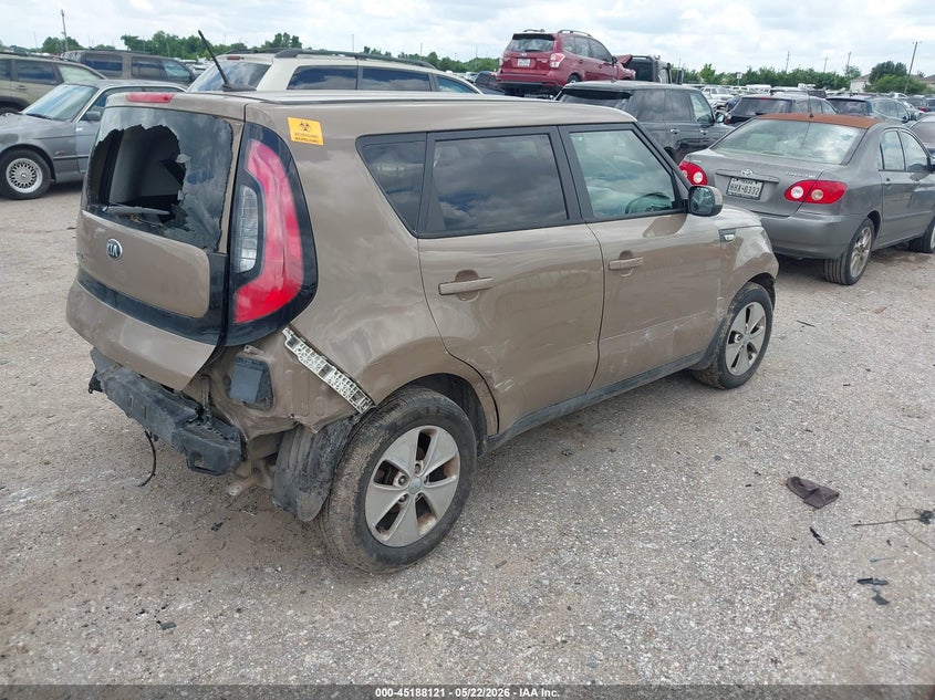 Vin: kndjn2a23e7088414, lot: 45685833, kia soul 20144