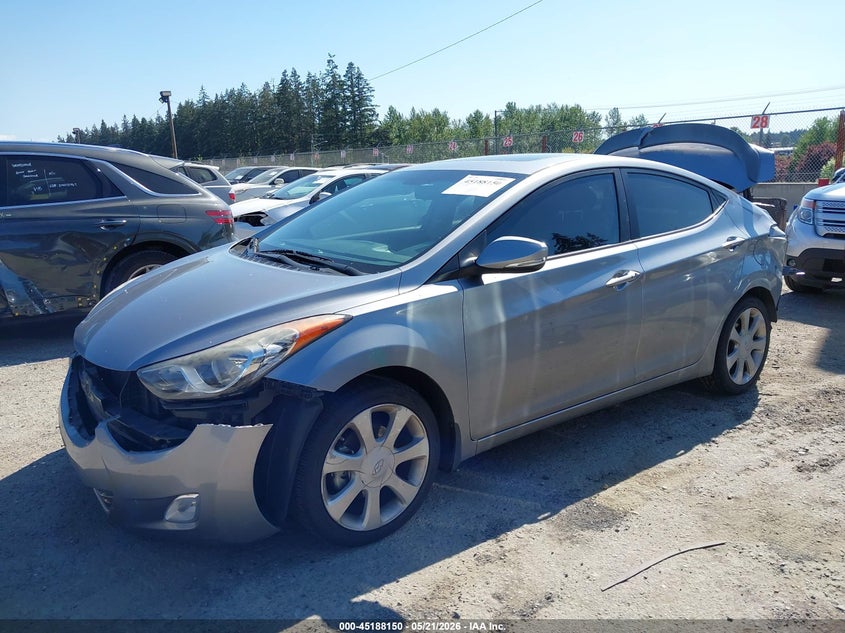 2013 Hyundai Elantra Limited KMHDH4AE6DU691654 photo 1