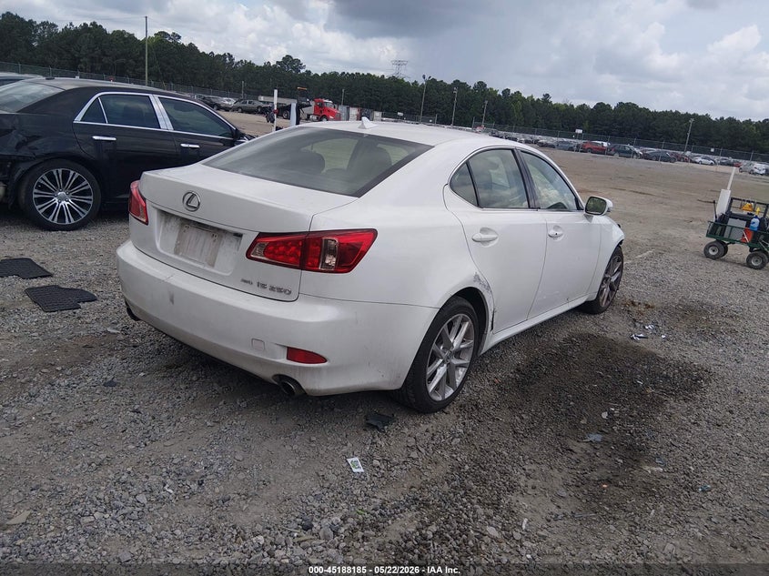 Vin: jthcf5c23c5055649, lot: 45685897, lexus is 250 20124