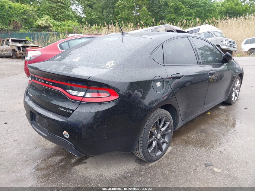 Vin: 1c3cdfbb2gd508285, lot: 45686002, dodge dart sxt 20164