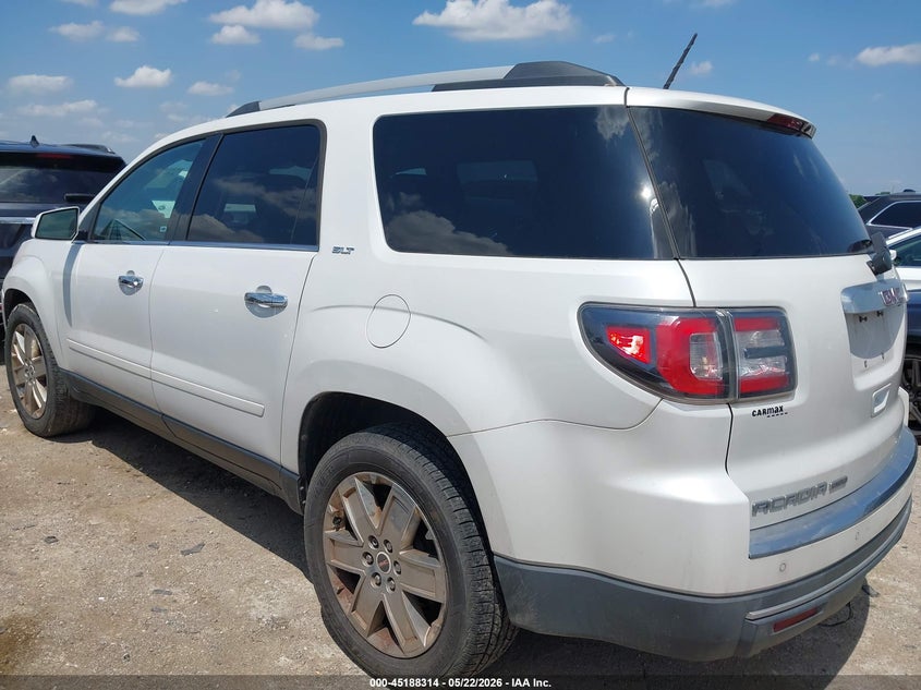Vin: 1gkkrskd2hj125683, lot: 45686026, gmc acadia limited 20173