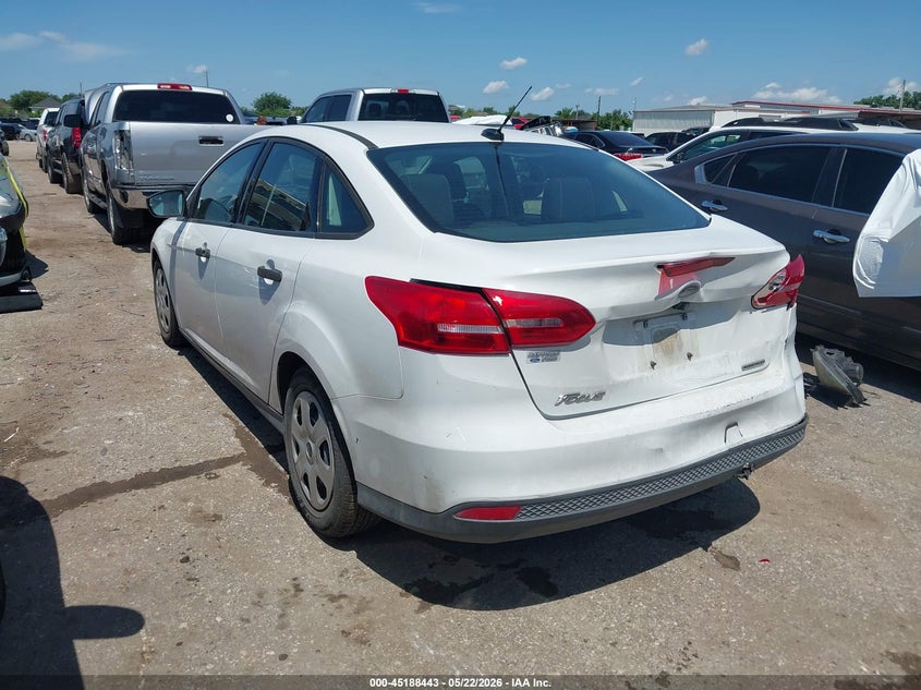 Vin: 1fadp3e26gl387094, lot: 45686155, ford focus s 20163