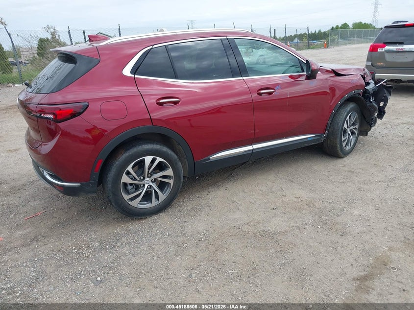 2022 BUICK ENVISION 2.0L I-4 DI, DOHC, V(VIN: LRBFZNR49ND033242