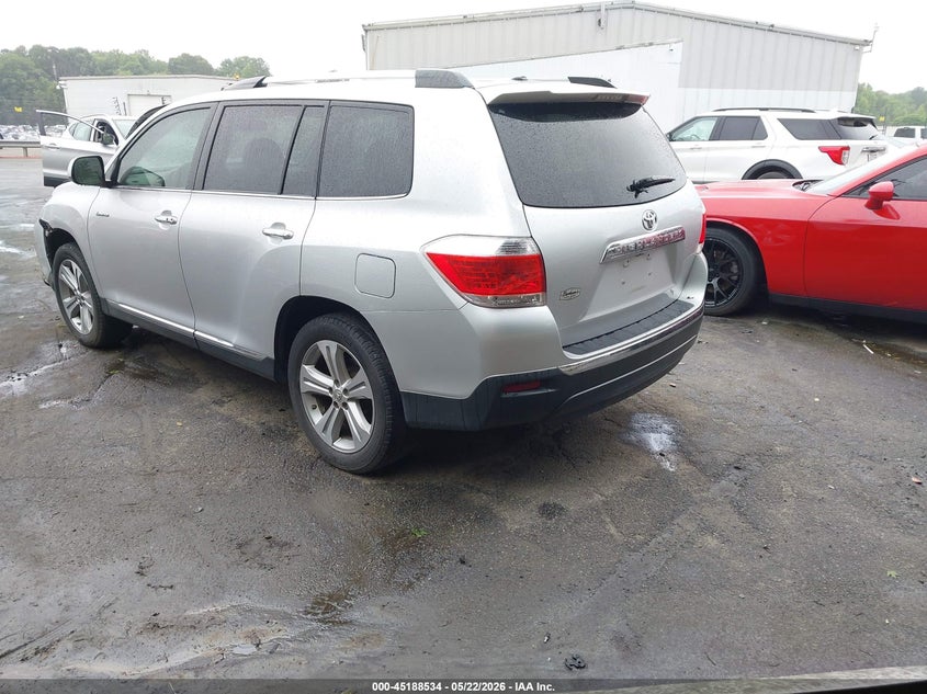 Vin: 5tdyk3eh9ds113283, lot: 45686246, toyota highlander limited v6 20133