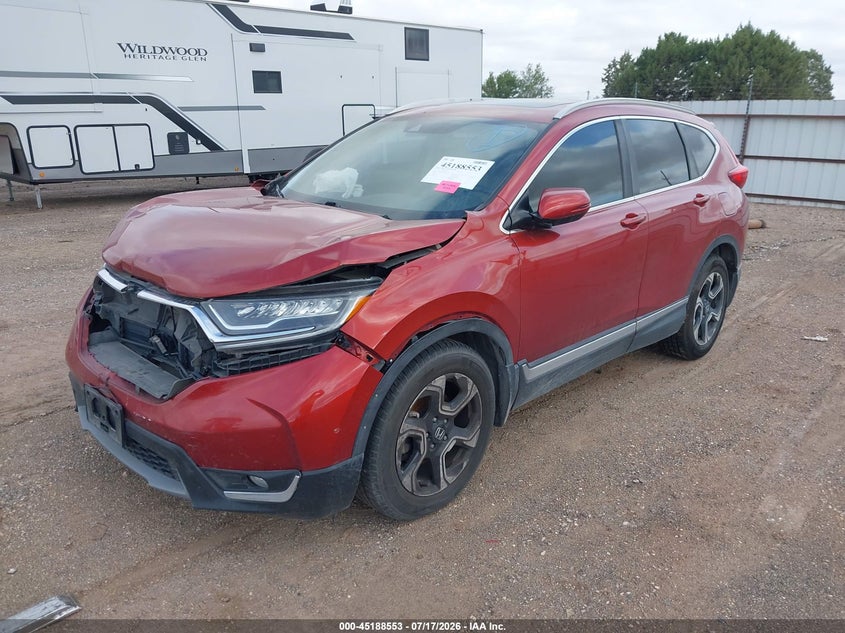 Vin: 2hkrw2h99jh676245, lot: 45686265, honda cr-v touring 20182