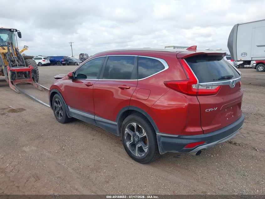 Vin: 2hkrw2h99jh676245, lot: 45686265, honda cr-v touring 20183