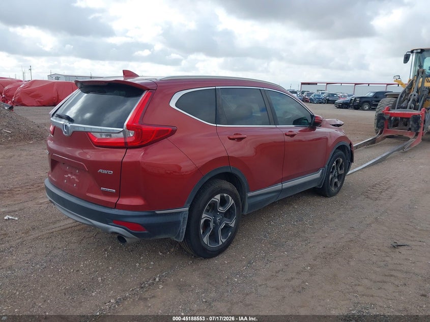 Vin: 2hkrw2h99jh676245, lot: 45686265, honda cr-v touring 20184