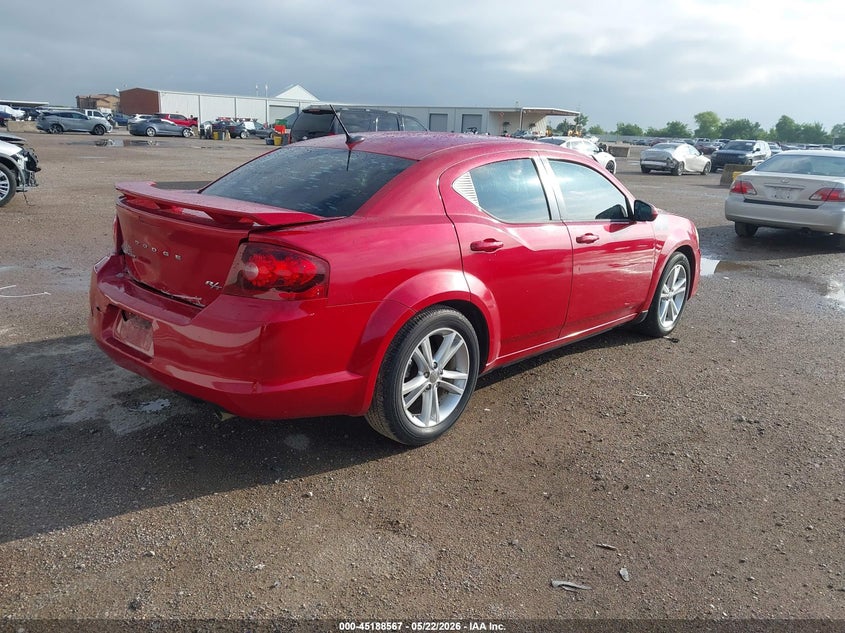Vin: 1c3cdzbg0cn238779, lot: 45686279, dodge avenger r/t 20124